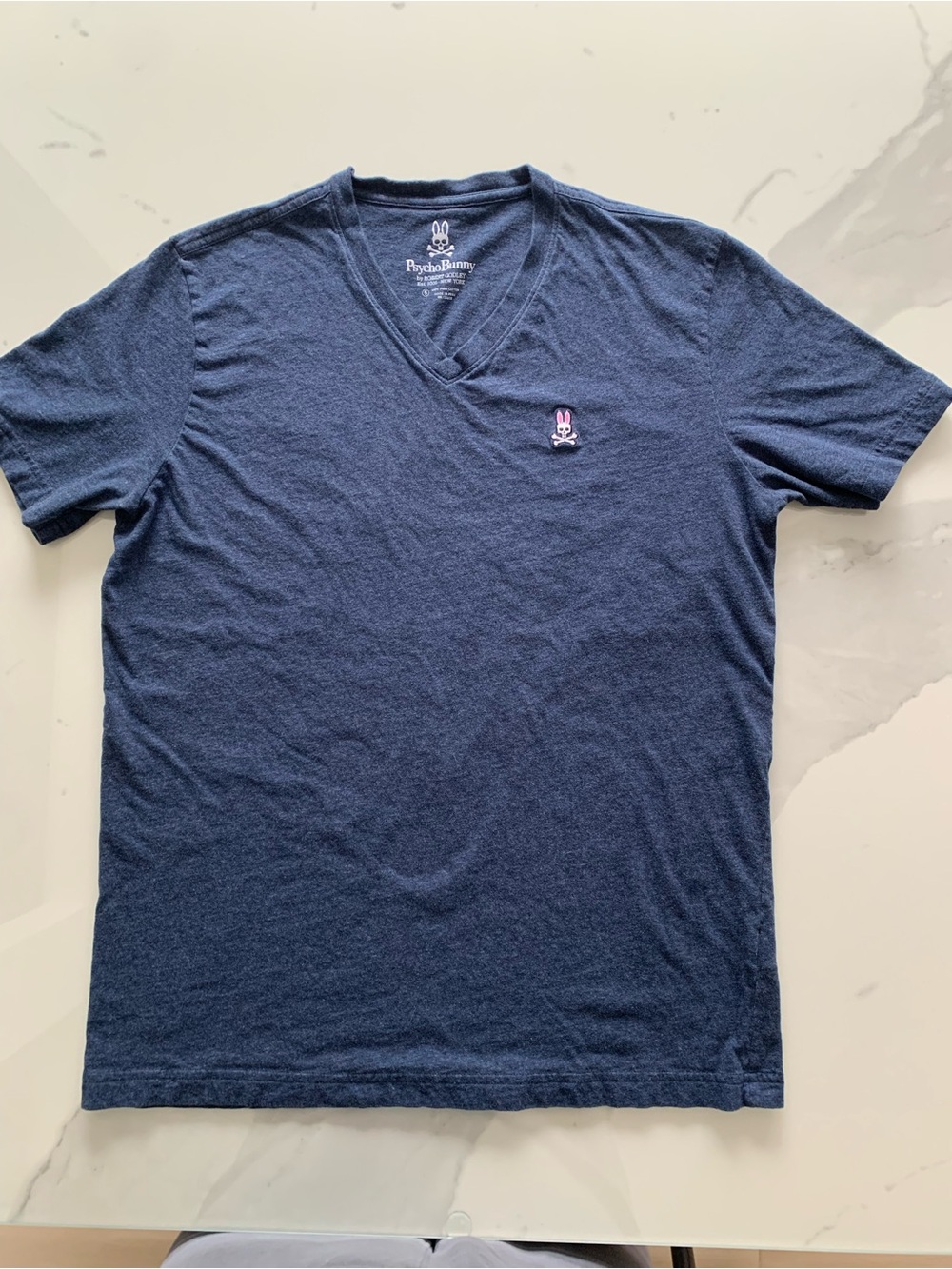Psycho Bunny V-Neck Tee Set in Black and Navy Blue. Men’s Medium - Picture 12 of 12